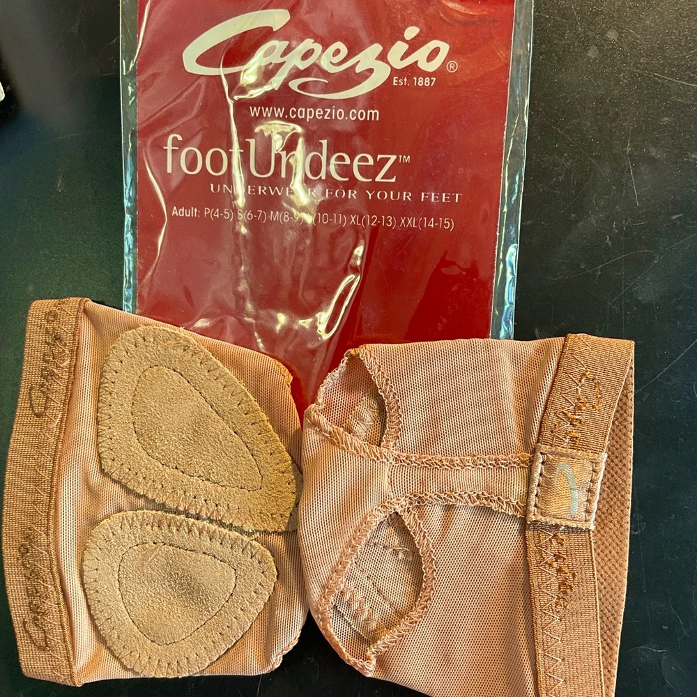 Capezio New Light Suntan Dance Paws Lyrical Shoes